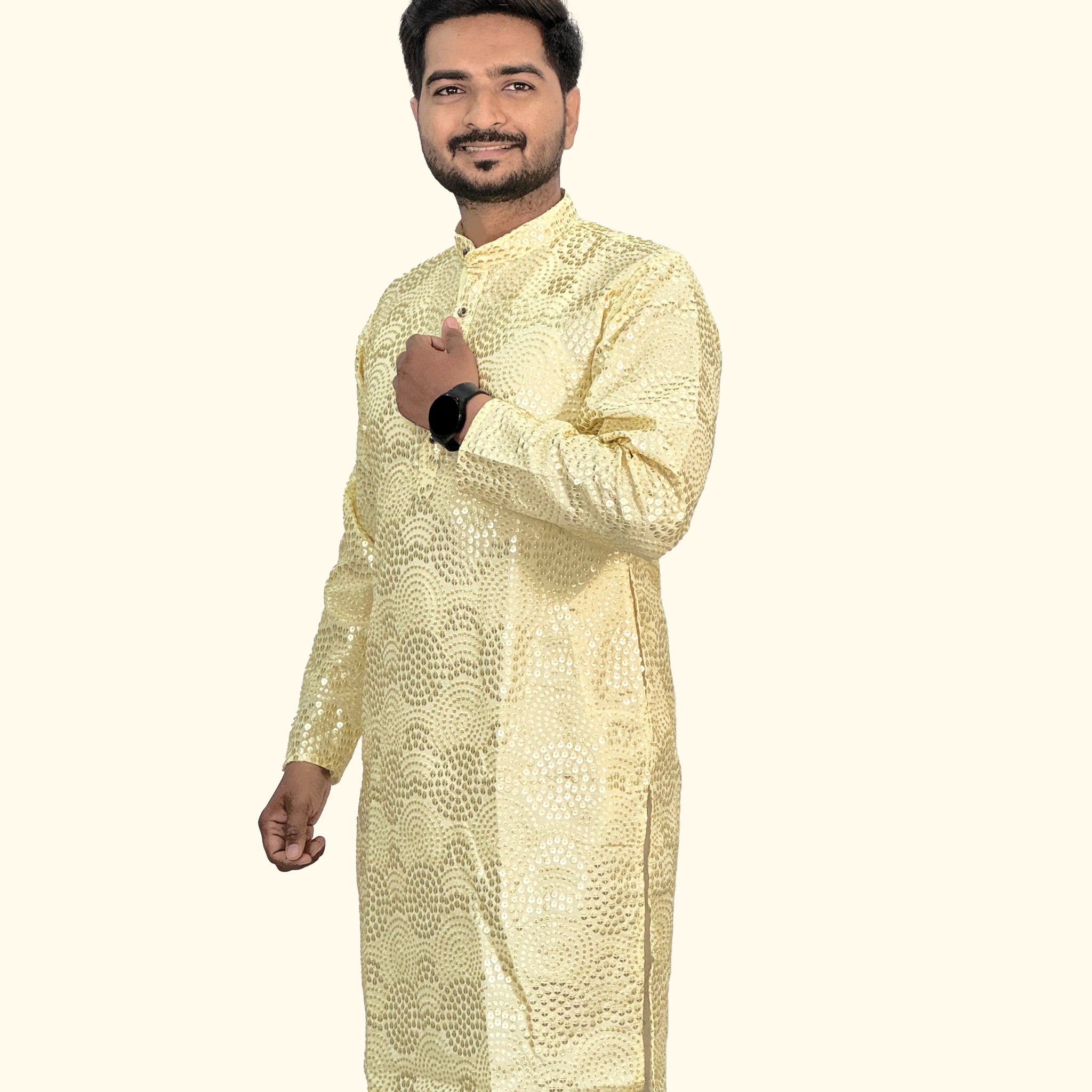 Embroidered Georgette Kurta