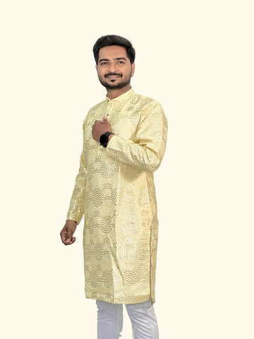 Embroidered Georgette Kurta