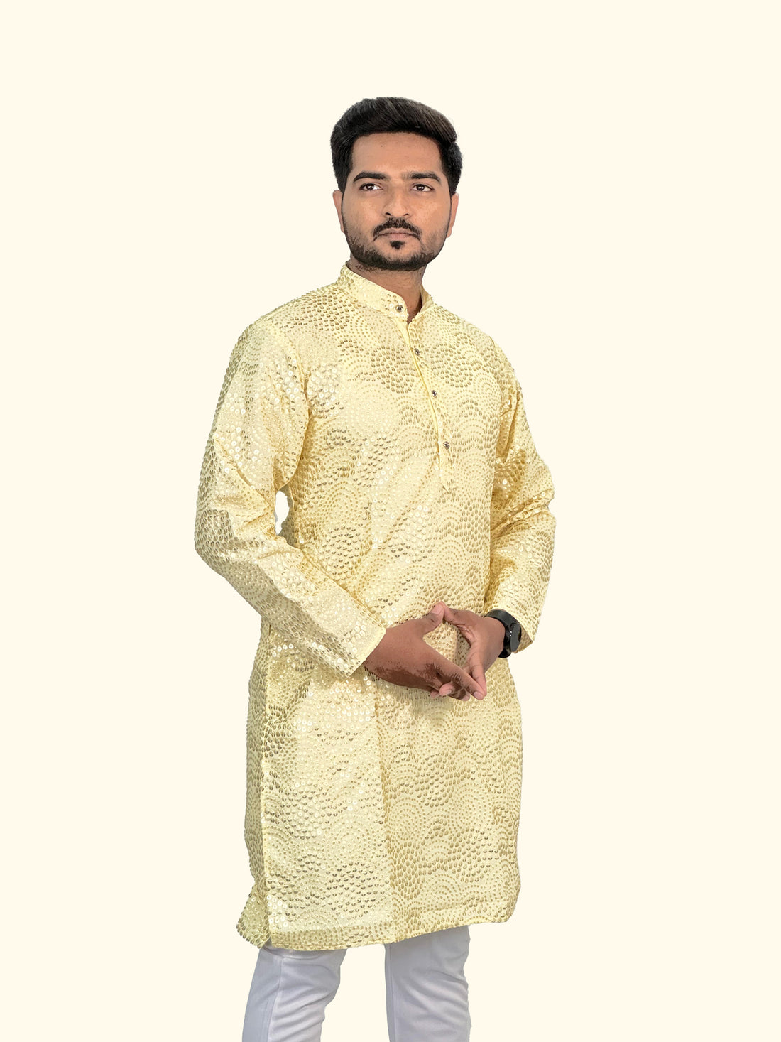 Embroidered Georgette Kurta