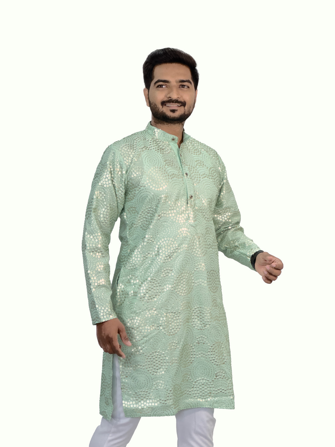 Embroidered Georgette Kurta