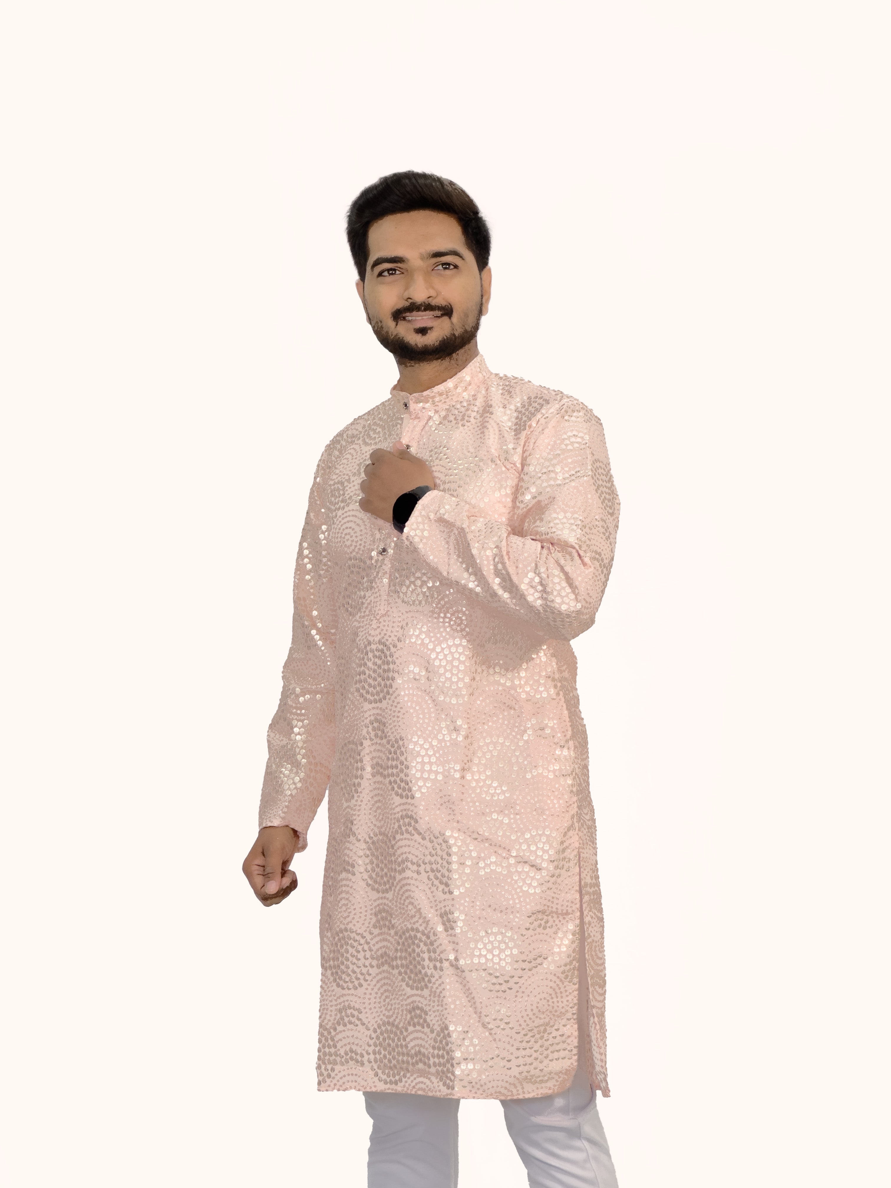 Embroidered Georgette Kurta