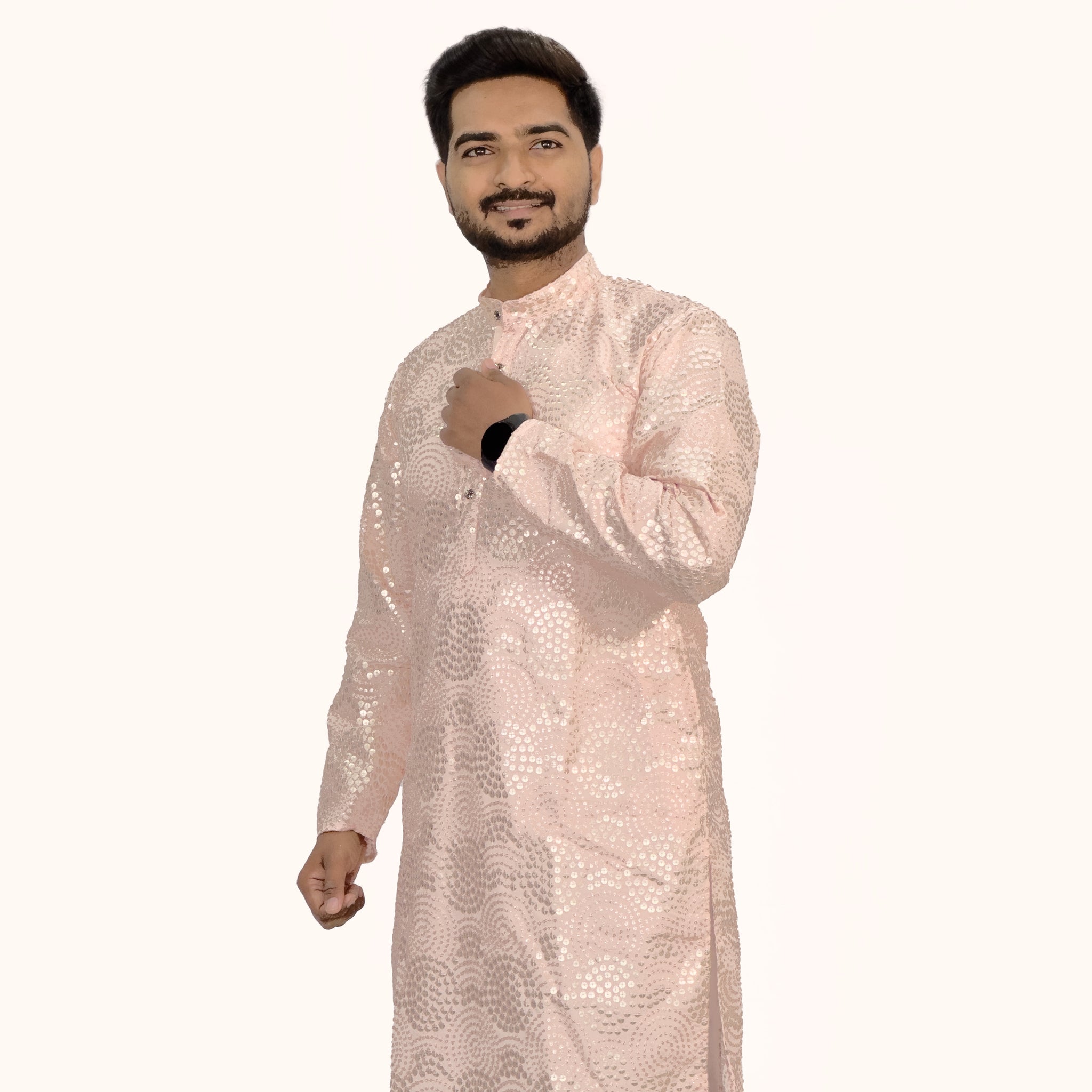 Embroidered Georgette Kurta